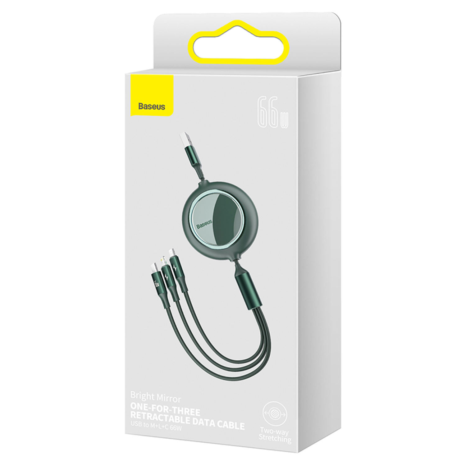 Baseus 3 in 1 USB C Cable For iPhone 12 Retractable 66W/100W Type C Micro USB Cable For Macbook Samsung 6A Fast Charge Data Wire Cord
