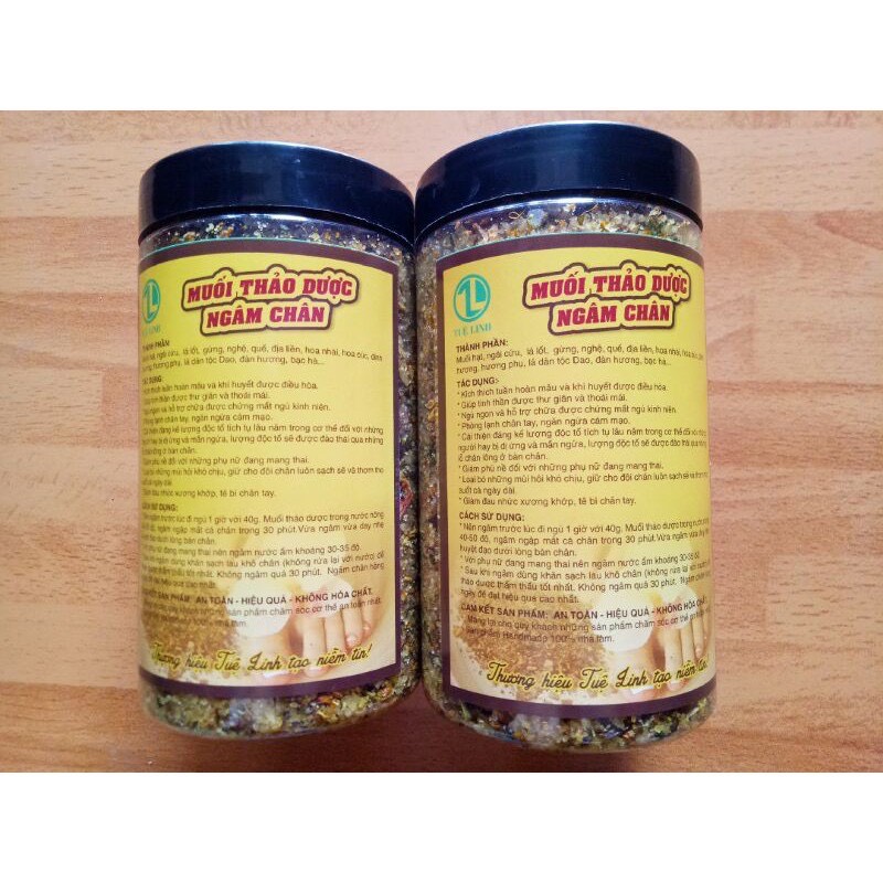(1KG) MUỐI THẢO DƯỢC NGÂM CHÂN TUỆ LINH