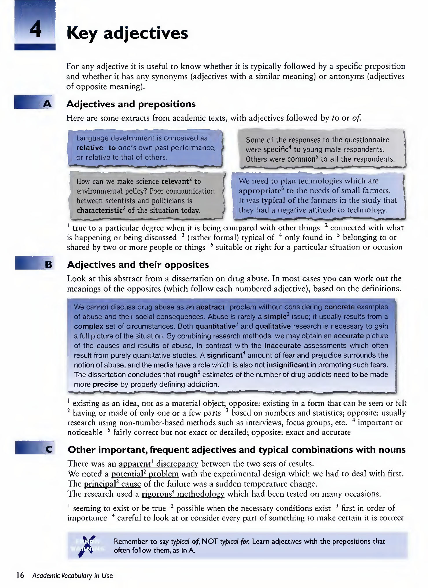 Academic vocabulary in use for IELTS
