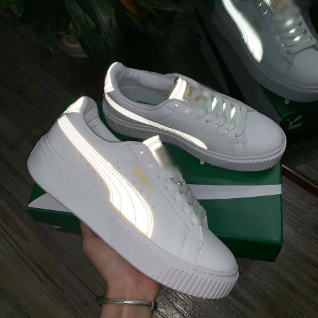 Giày thê thao Pumas nữ bản phản quang