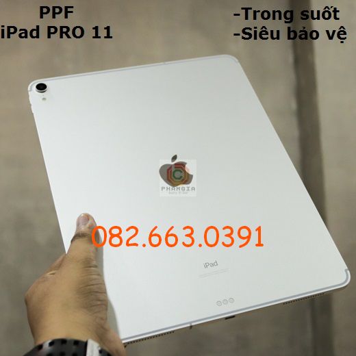 Dán PPF bóng, nhám cho iPad Pro 11 màn hình, mặt lưng, full lưng viền siêu bảo vệ