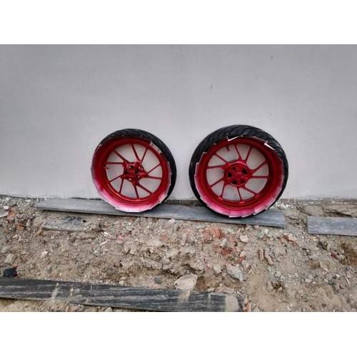SƠN SAMURAI COMBO MÀU ĐỎ CANDY HONDA H138 GỒM 4 CHAI