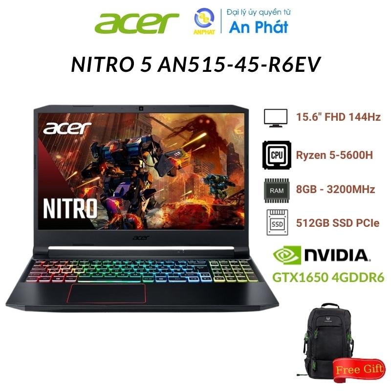 Bảng giá Laptop Gaming Acer Nitro 5 An515-45-R6Ev Nh.Qbmsv.006 (Ryzen 5-5600H | 8Gb | 512Gb | Gtx 1650 4Gb | 15.6 Inch Fhd | Win) Phong Vũ