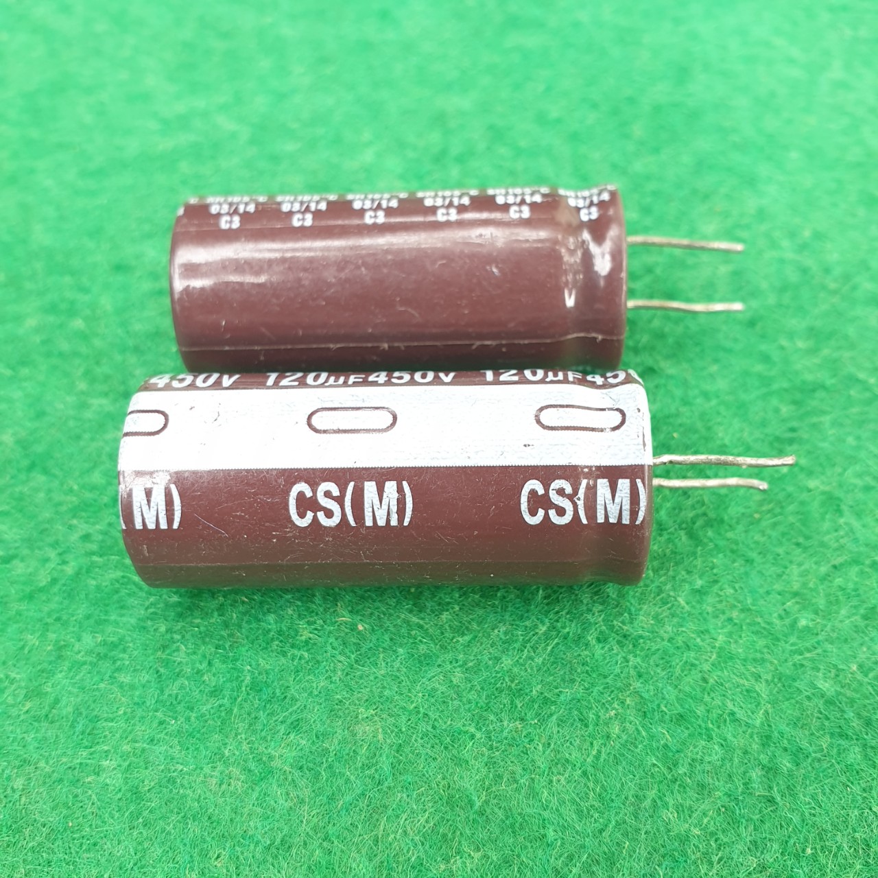 Tụ hóa 120uF 450V chân mềm 18x40mm