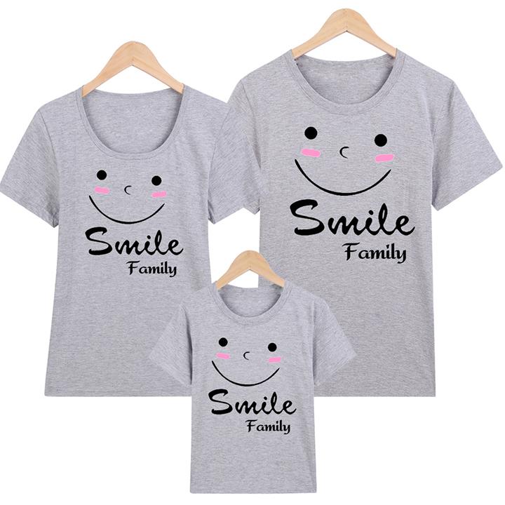 Áo Thun Gia Đình Smile Family EM28 Thương Hiệu Elsa