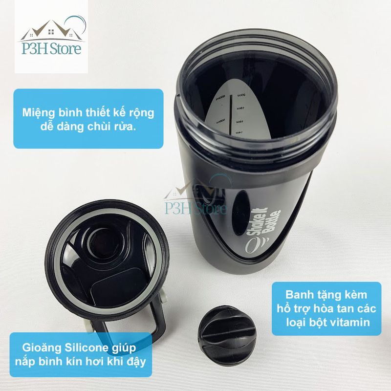 Bình Lắc SHAKE IT Lock&Lock 600ml HAP945 , 800ml HAP949 P3hstore