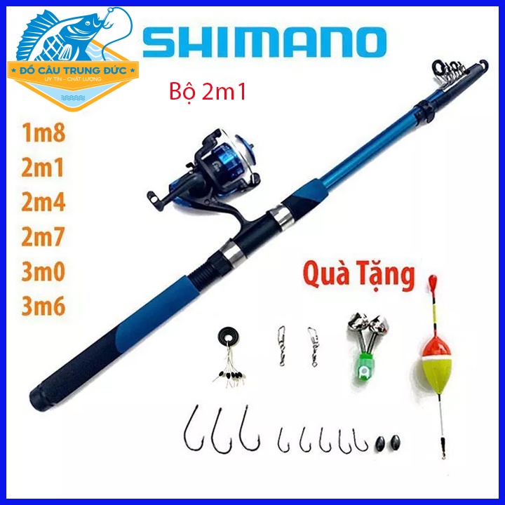 Bộ cần câu máy tặng kèm dây câu, lưỡi câu và phụ kiện đầy đủ như hình -docau716