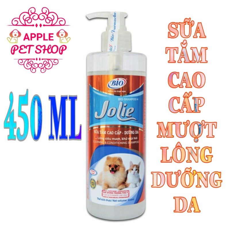 Bio-Jolie 450ml - Sữa tắm siêu mượt lông, khử mùi hôi - Phiên bản cao cấp