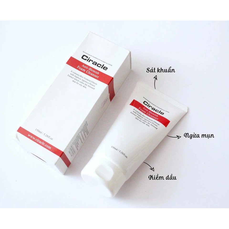 Sữa Rửa Mặt Ciracle Anti Blemish Foam Cleanser