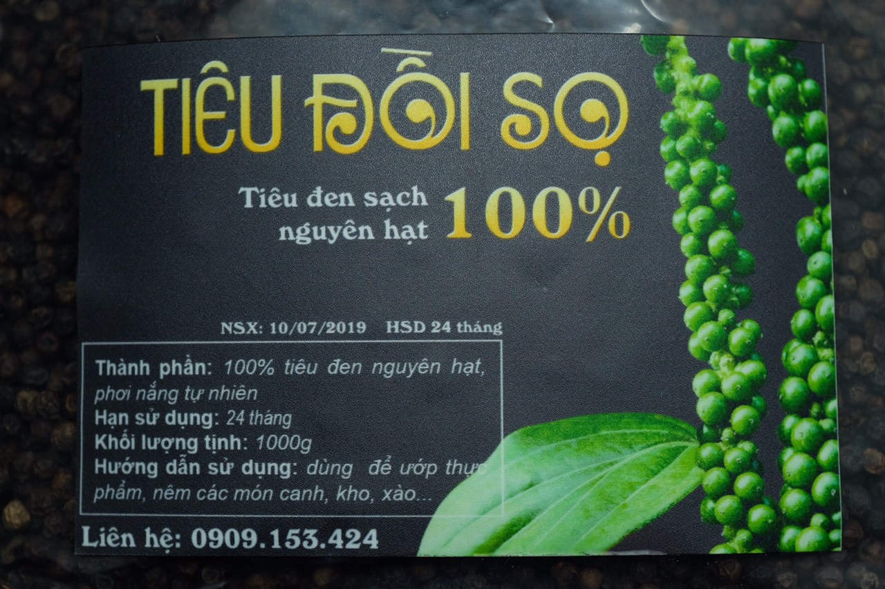 TIÊU ĐEN NGUYÊN HẠT LOẠI 1