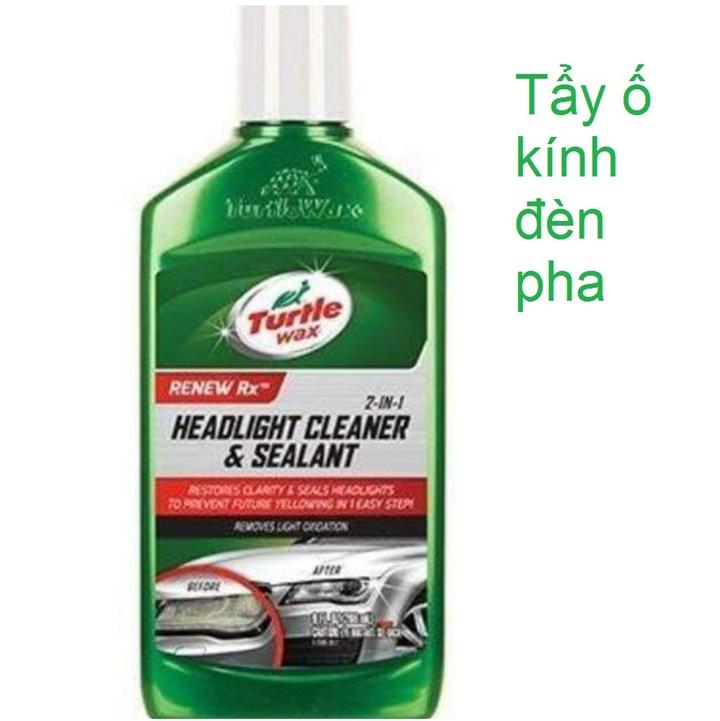 Tẩy ố kính đèn pha xuất xứ từ Mỹ , dung dịch đánh bóng và phục hồi đèn pha xe ô tô xe máy thương hiệu con rùa
