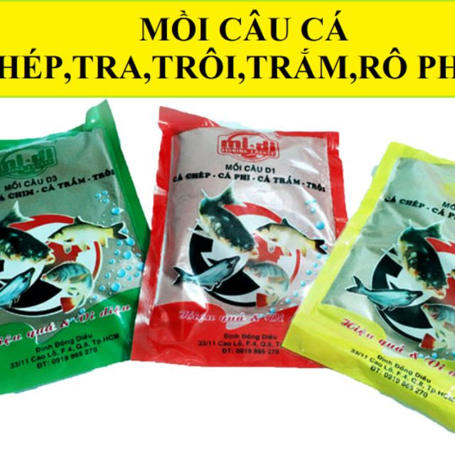 Combo mồi cám D1 D2 D3