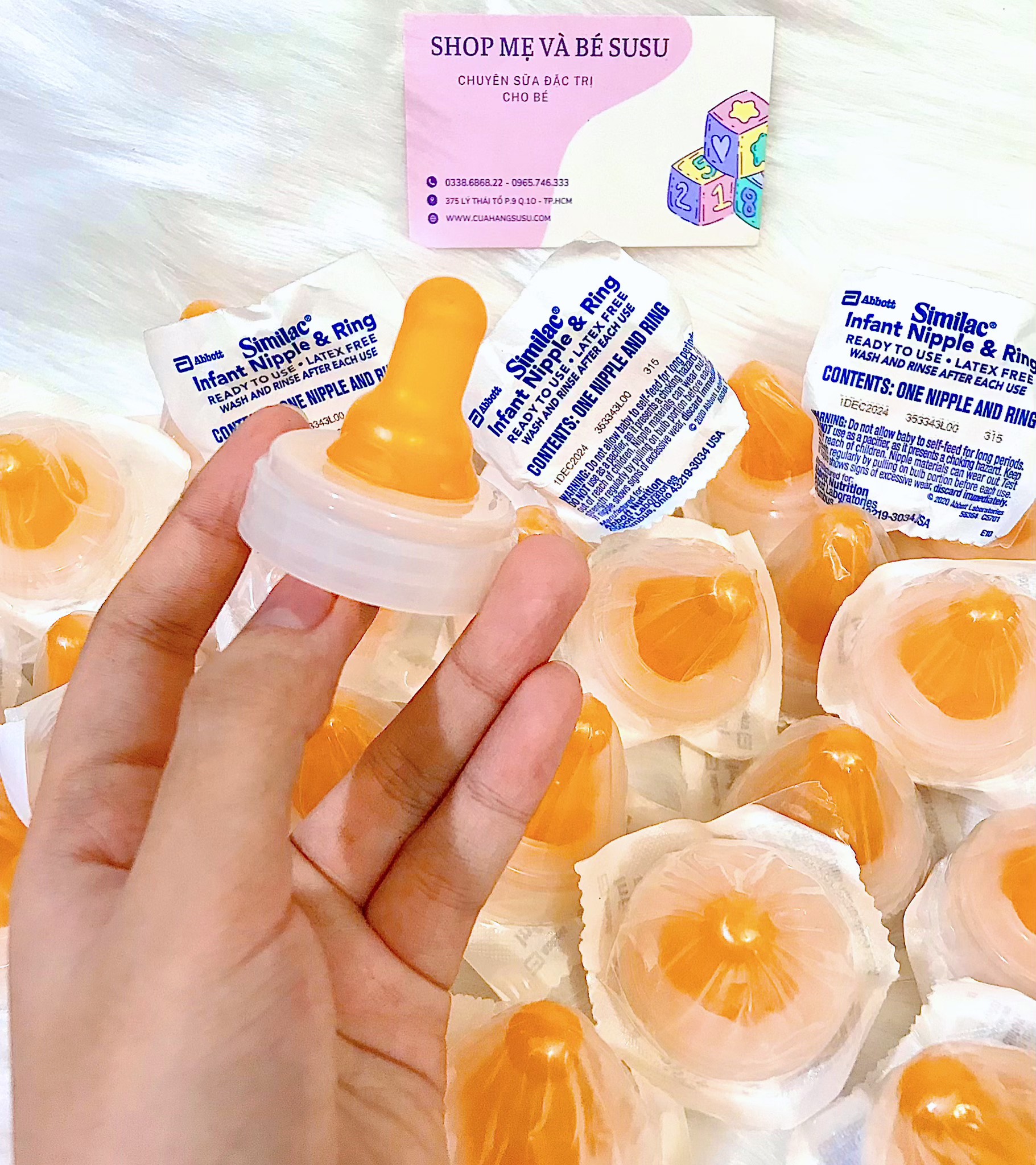 Núm similac dành cho trẻ sinh non, sơ sinh, bú yếu