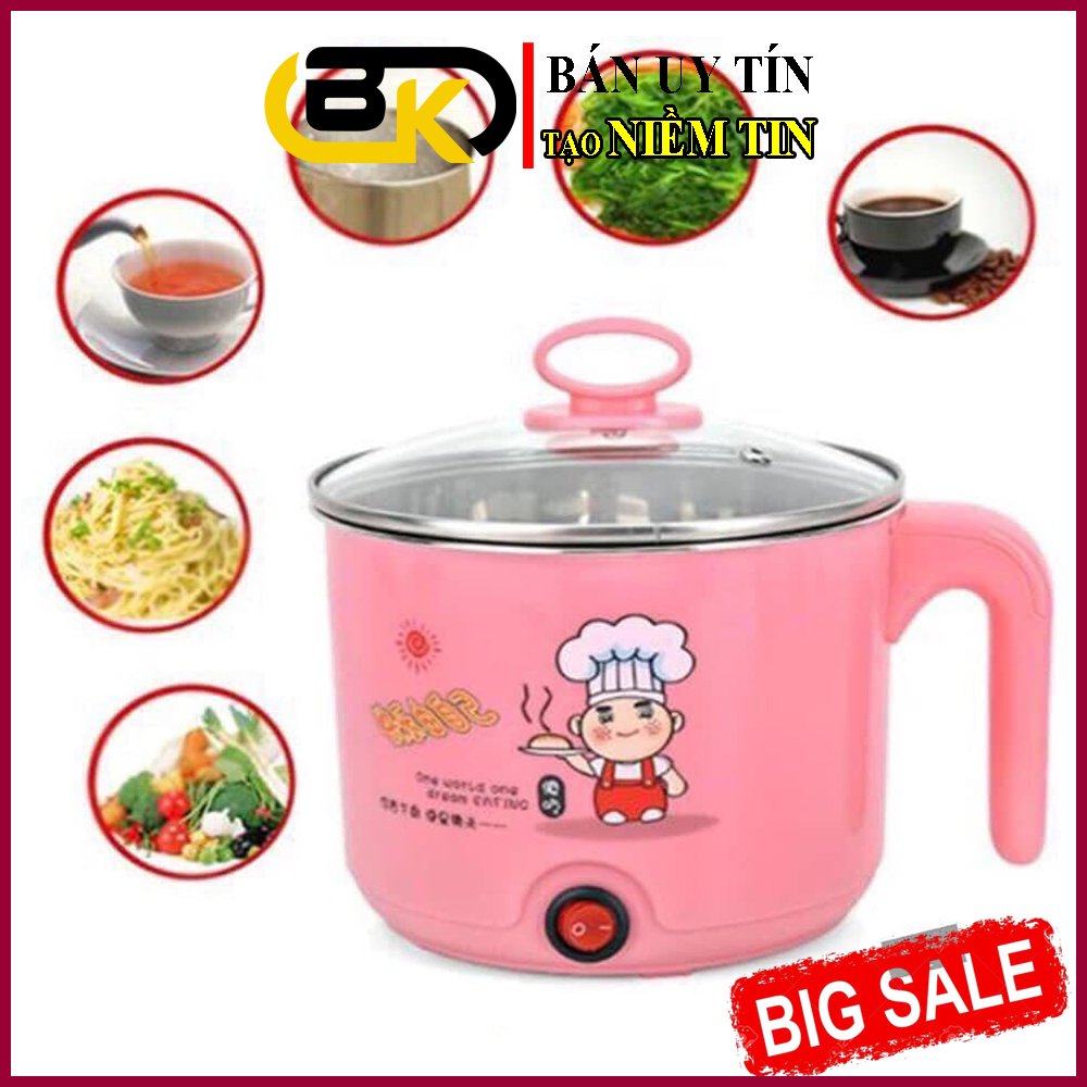 Ca nấu mì siêu tốc nồi nấu đa năng mini siêu tốc