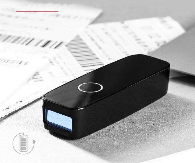 Máy Quét Mã Vạch Không Dây Kết Nối Bluetooth HM-300, Barcode Scanner for iOS, Android, Window OS