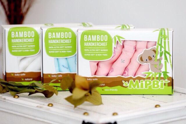 KHĂN SỮA MIPPi 100% Sợi Tre SiÊU MỀm