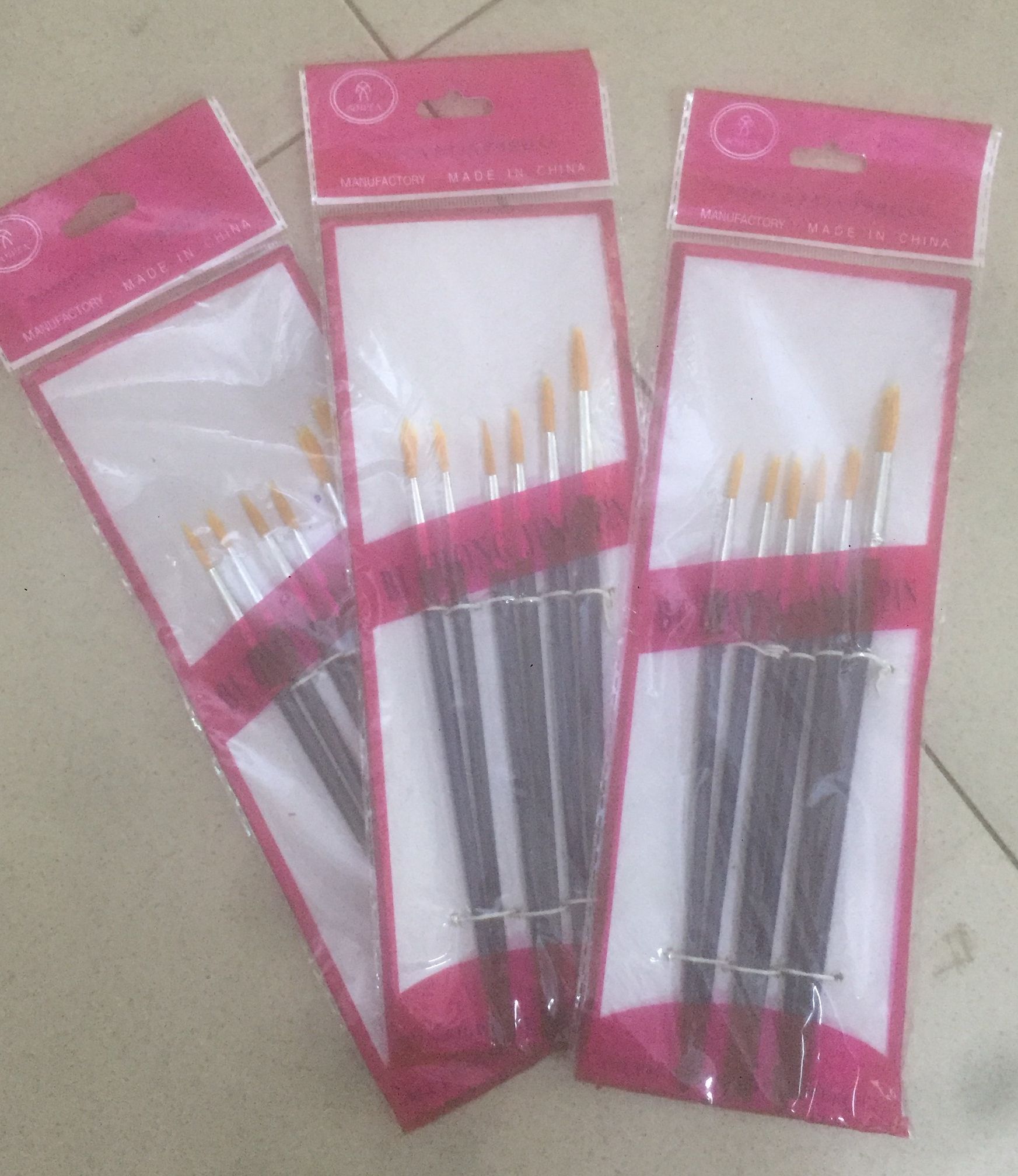Bộ cọ vẽ màu nước {Bộ 6 cây}