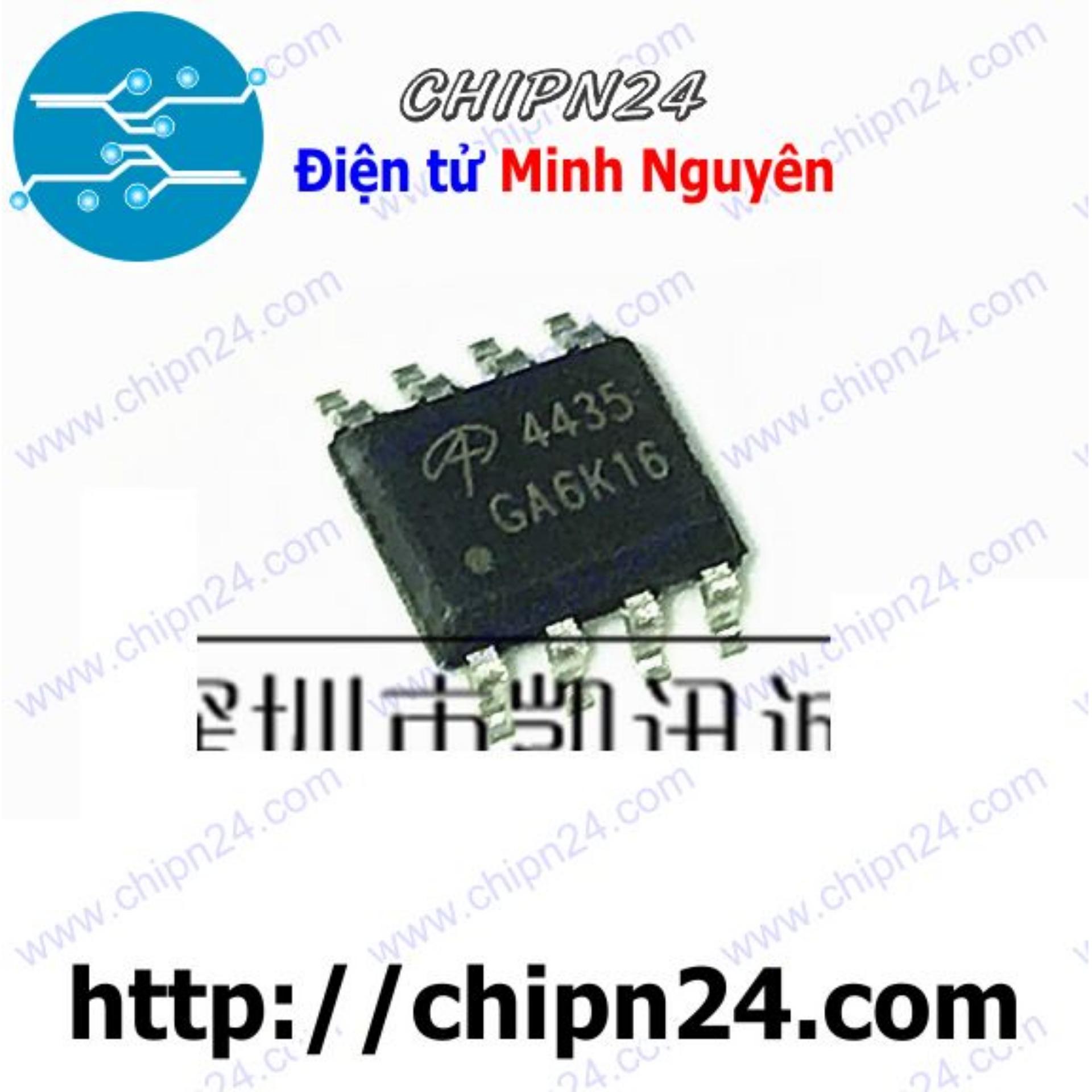 [2 con] (SOP) Mosfet Dán AO4435 SOP-8 10A 30V Kênh P (SMD Dán) (4435)