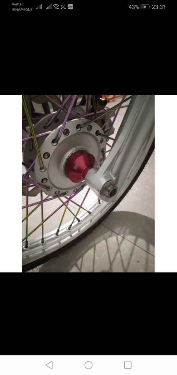 Chụp cóc contermet gắn yamaha