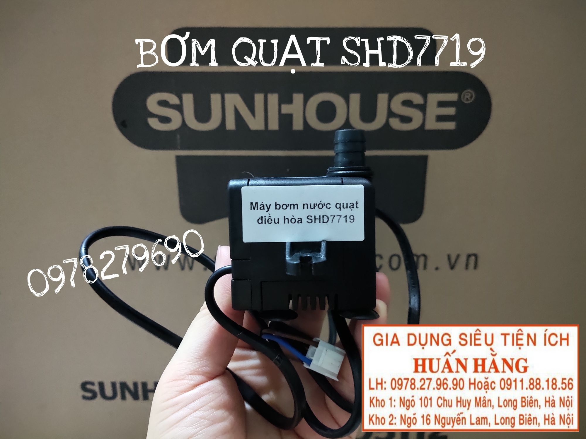 BƠM QUẠT ĐIỀU HOÀ SUNHOUSE SHD7719