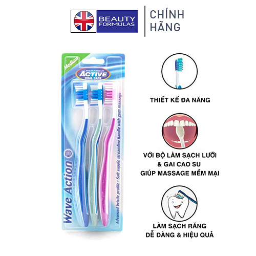 Combo 3 Bàn Chải Đánh Răng Đa Năng BF Nhập Khẩu