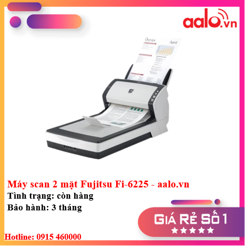 MÁY SCAN 2 MẶT FUJITSU FI-6225 - AALO.VN