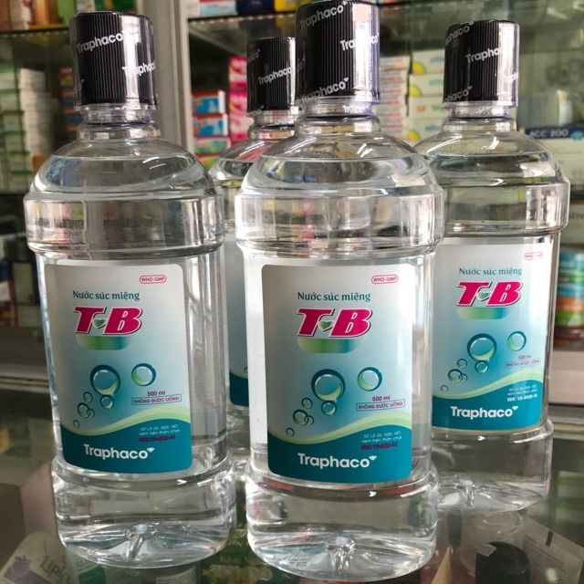 NƯỚC SÚC MIỆNG T-B TRAPHACO - CHAI 500ML