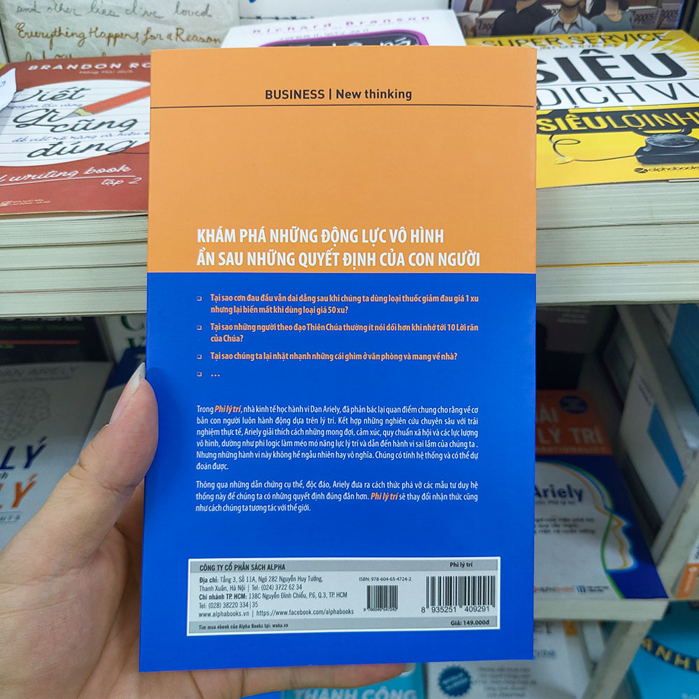 Sách Phi Lý Trí + Tặng Bookmark (Loại Xịn)