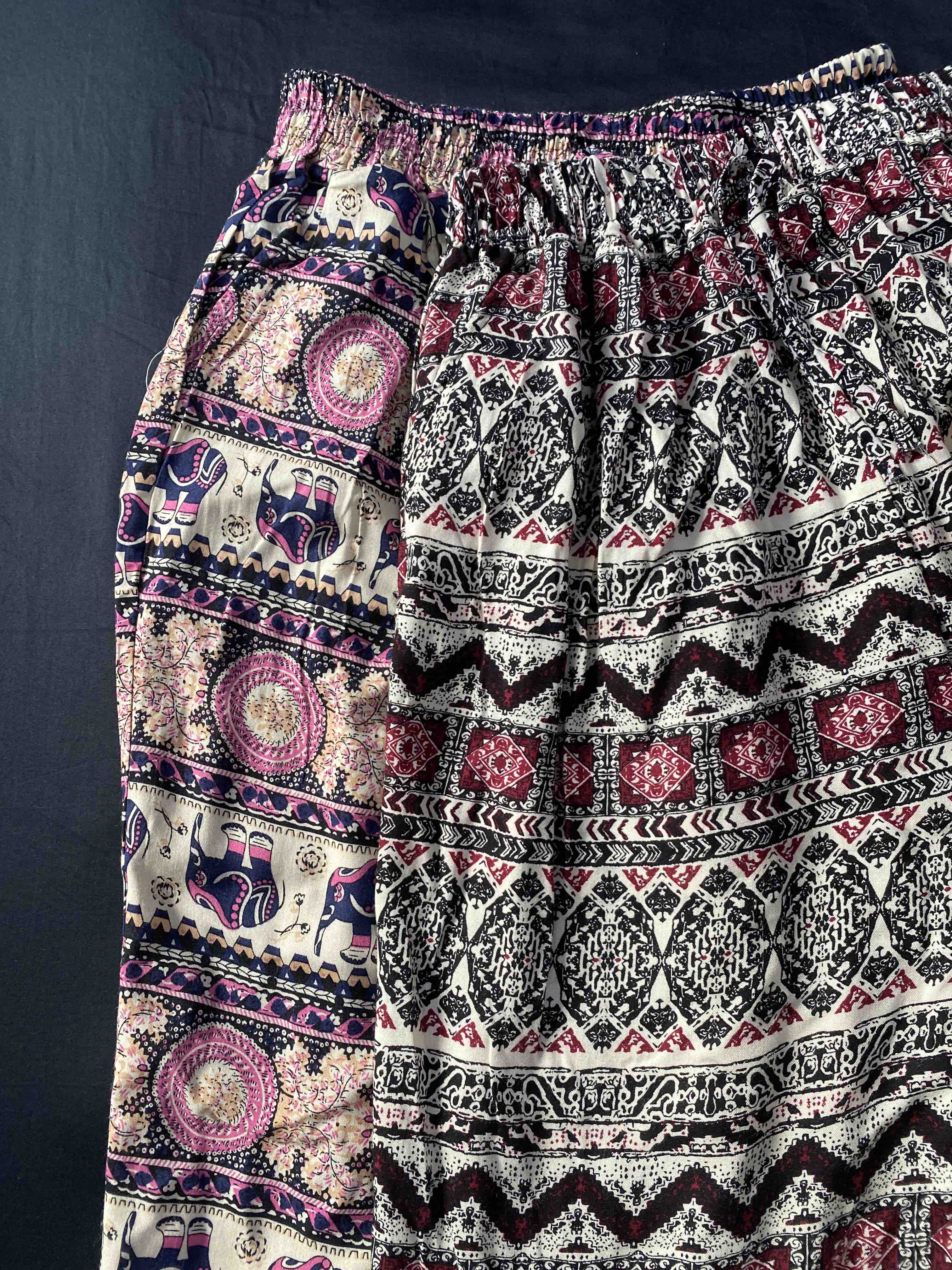 Quần lanh thổ cẩm freesize (size 45-70kg)