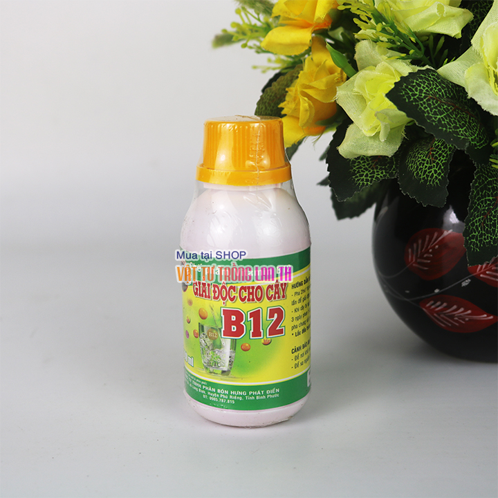Giải độc cho phong lan, cây cảnh Vitamin B12 - Lọ 100ml