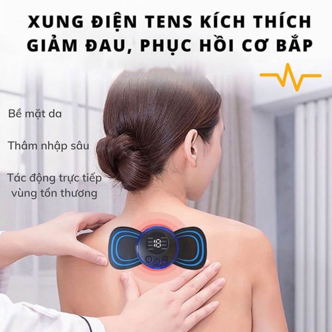 [QUÀ TẶNG] Miếng Dán Massage xung điện Kagawa