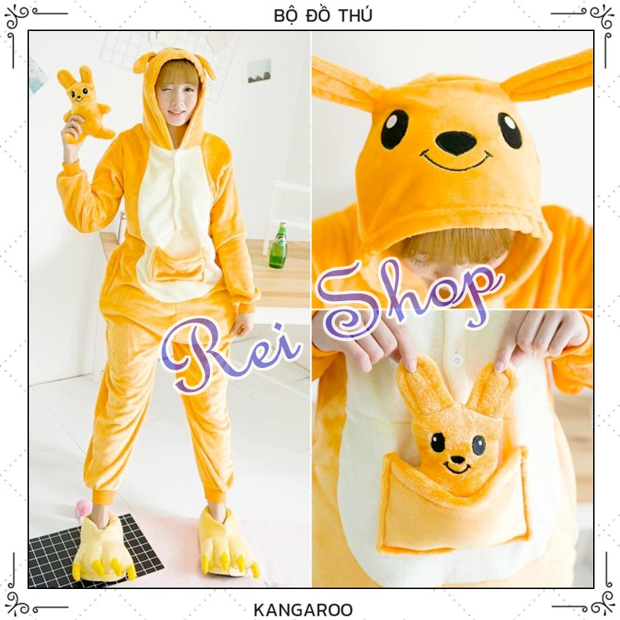 Bộ Đồ Hình Thú Kangaroo Siêu Cute Size Cho Người Lớn