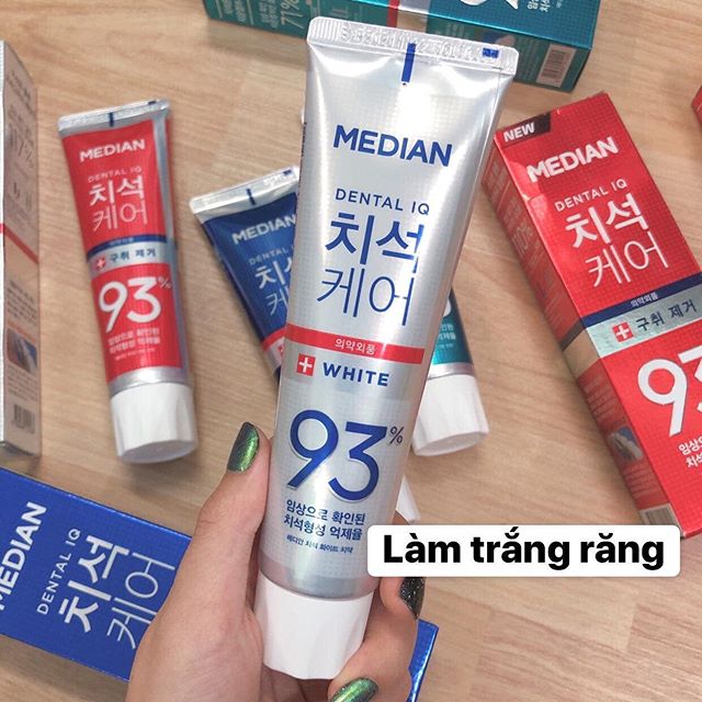 [HCM]Kem Đánh Trắng Răng Median 93% Tooth-Paste 120gr