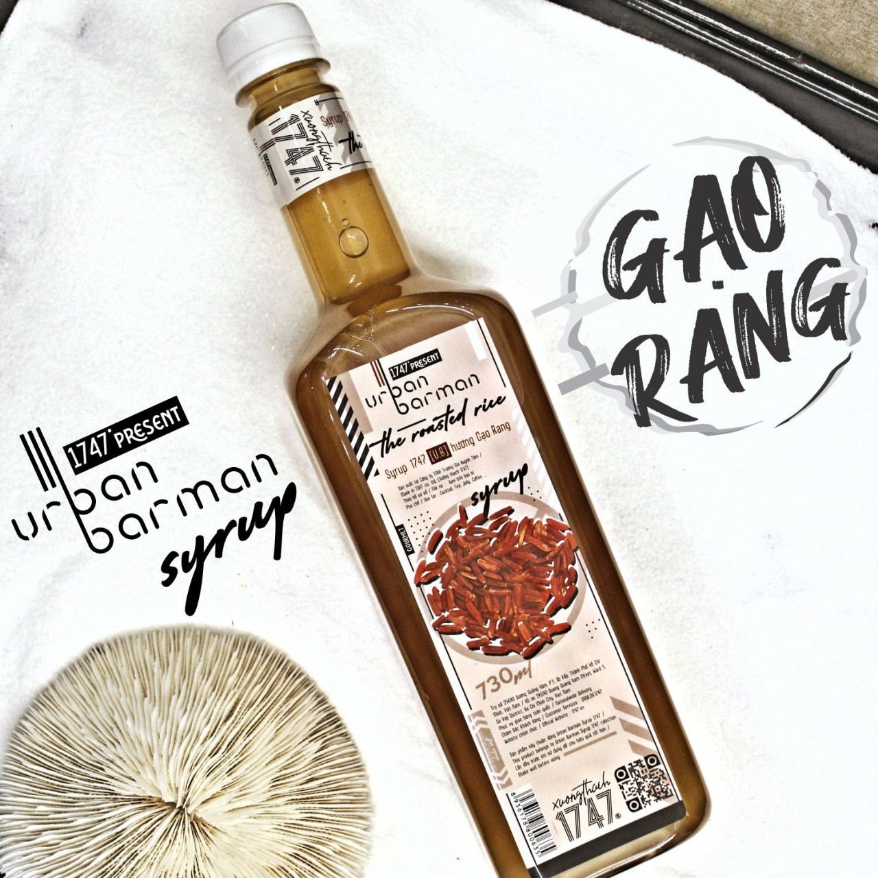 SIRO / SYRUP Urban Barman (Xưởng thạch 1747) - chai 730ml