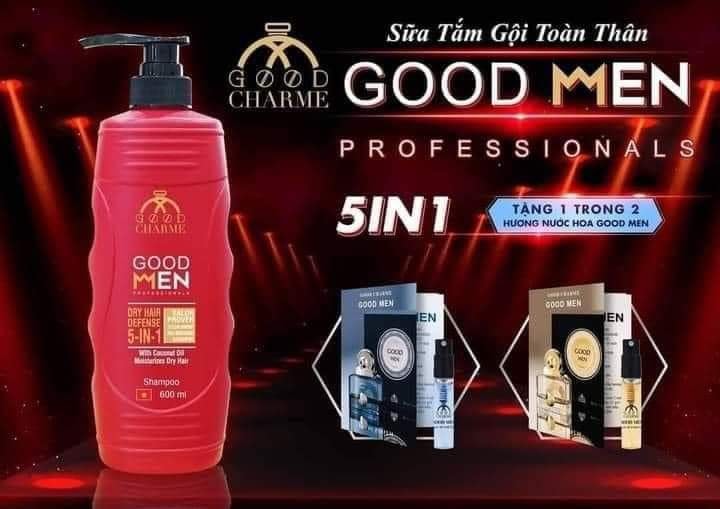 Sữa tắm nam Good men đỏ 600ml