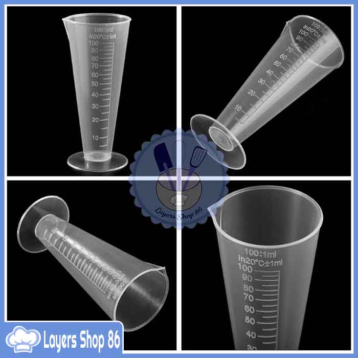 Ca đong 100ml có vạch chia định lượng pha trà sữa, làm bánh hàng loại 1