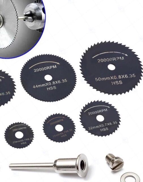 Bộ 6 lưỡi cưa mini trắng