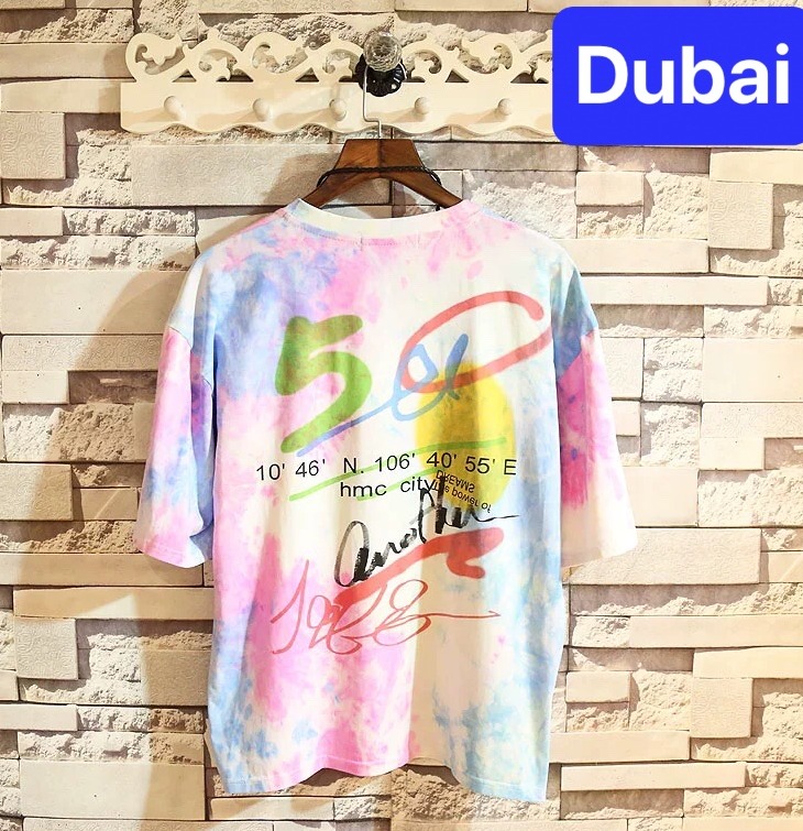 ÁO THUN TEEN NAM NỮ UNISEX PHOM FORM RỘNG TAY LỠ LOANG IN CHỮ CỰC HOT HÀN QUỐC - DUBAI FASHION