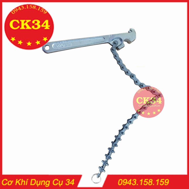 Cờ lê xích 300mm FQ 12'' chuyên dụng mở lọc dầu, mở cốc lọc chuyên dụng