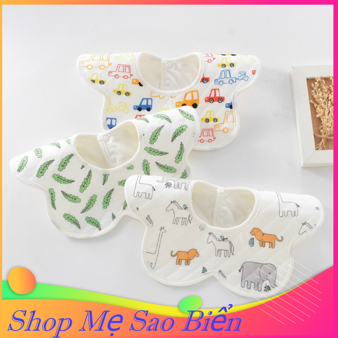 Set 3 yếm chống thấm xuất Hàn