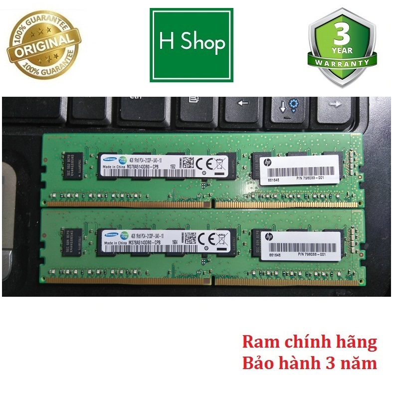 Ram PC DDR4 4Gb bus 2133 bảo hành 36 tháng