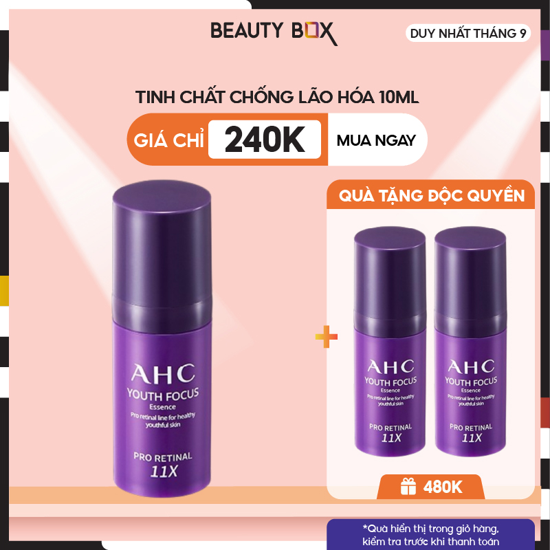 [Săn sale]Tinh Chất Chống Lão Hóa AHC Youth Focus Essence 10Ml