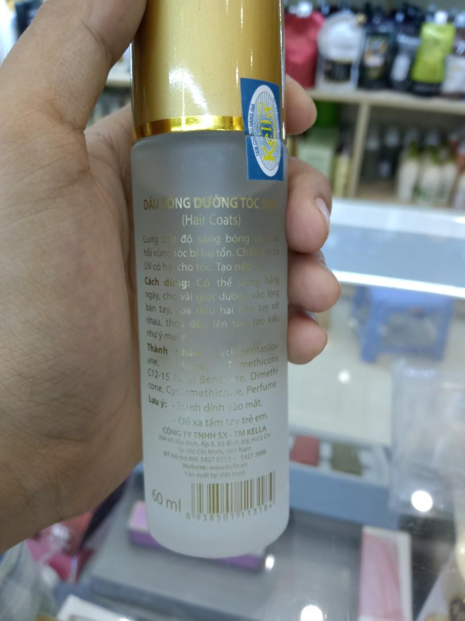 DẦU BÓNG DƯỠNG TÓC KELLA 60ml