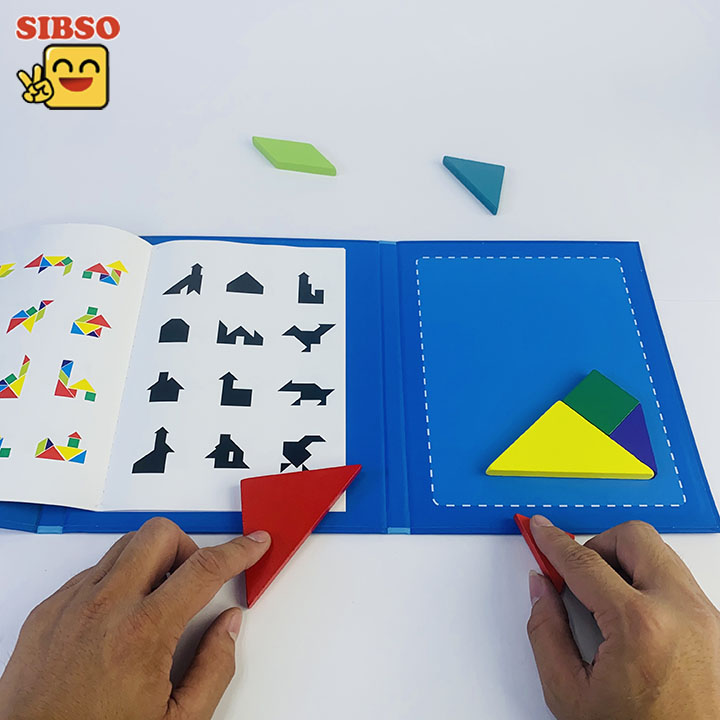Ghép Tangram nam châm C014 - Đồ Chơi Trí Tuệ