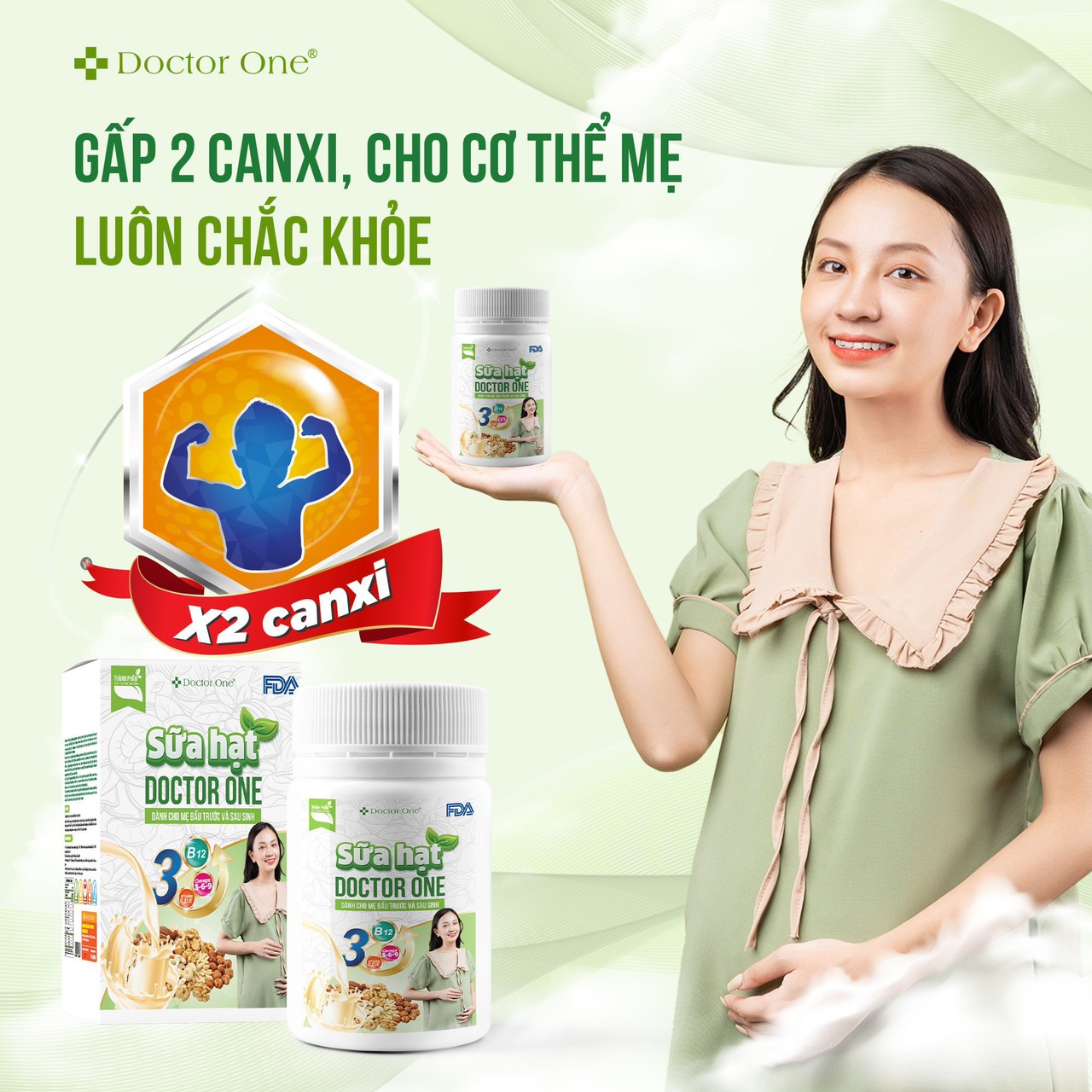 [HCM]Sữa Hạt Số 1 Doctor One [ DÀNH CHO BÀ BẦU ] - Thiên Nhiên Việt