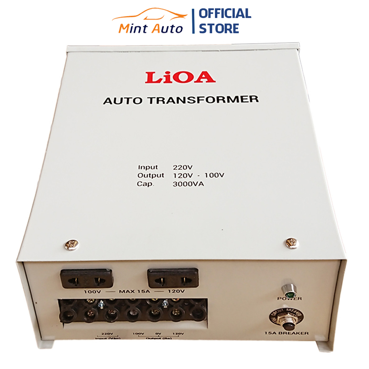 Biến áp tự ngẫu 3kva, đổi nguồn lioa dn030, đổi điện từ 220v sang 100v – 120v