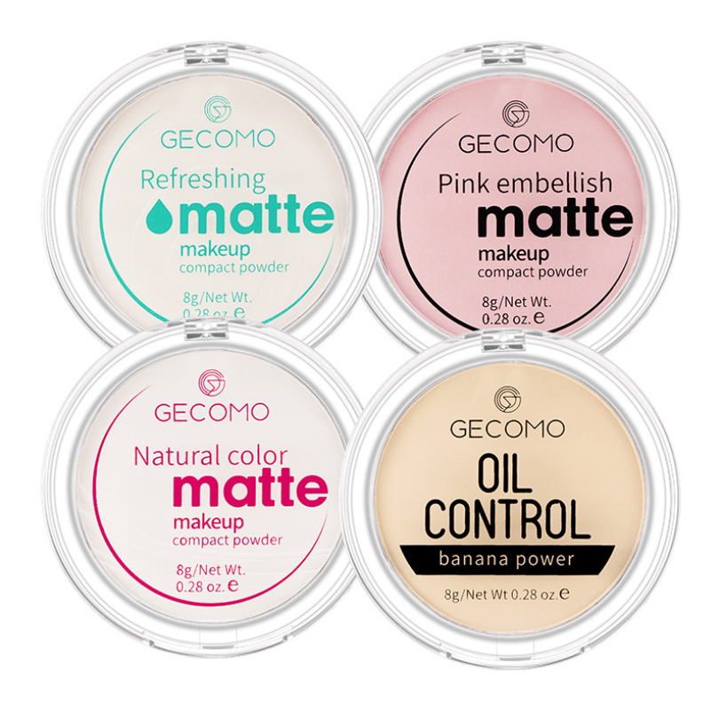 Phấn phủ kiềm dầu siêu mịn Gecomo Makeup Compact Powder 8g
