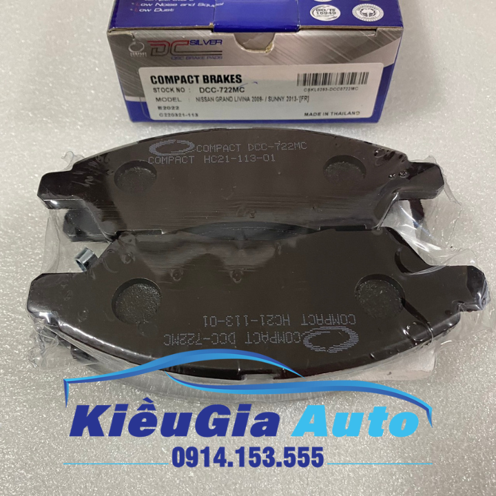 Má phanh (bố thắng) trước Nissan Sunny 2013-2021