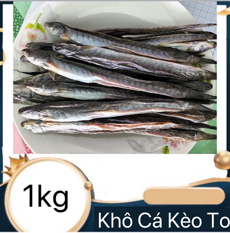 Khô cá kèo to vị lạt đặc sản cà mau 1kg/ 500gram/ 250gram