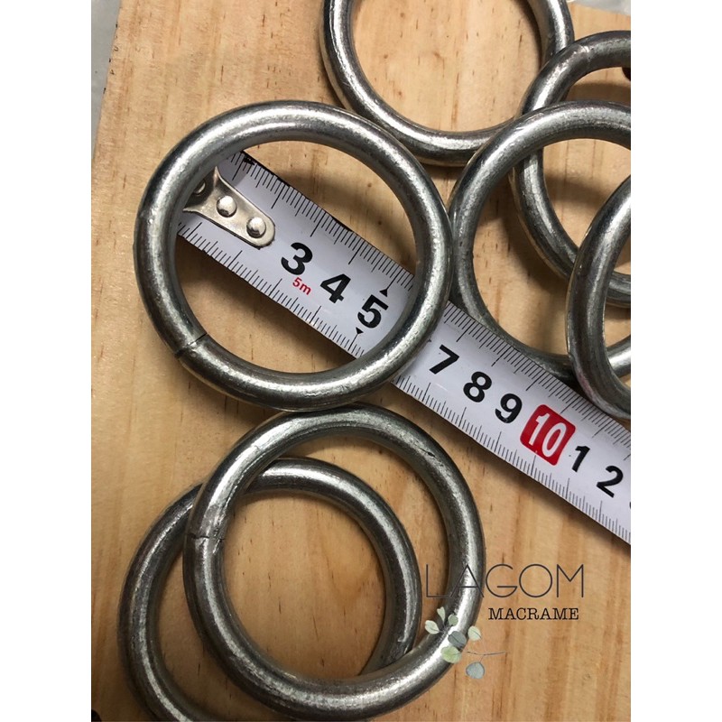 [HCM]khoen sắt 6cm dày 8li làm võng xích đu macrame handmade